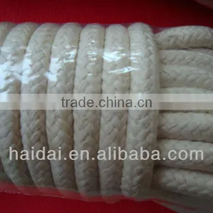 Natural Color Diamond Braided Cotton Rope thumbnail-1