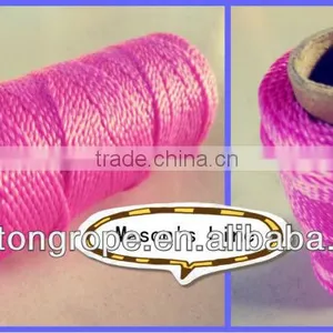 New Premier 225 Feet #18 Pink Monofilament Twisted 3-Strands Polypropylene Mason's String Line thumbnail-1