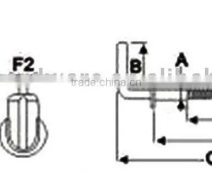L Shape Screws With Washer (rigging Hardware) thumbnail-1