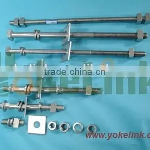 316 ,304 Stainless Steel Double Arming Bolt With Square Nut thumbnail-4