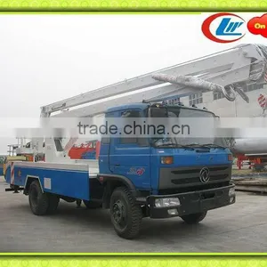 DongFeng Aerial Lift,hydraulic Aerial Cage,portable Hydraulic Lift thumbnail-1
