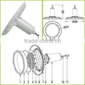 2016 New Product Ip65 Waterproof 100W UFO Led Flood Light Housing Die Casting Aluminum thumbnail-2