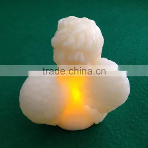 Led Flameless Candle Christmas Angel Real Wax Led Candle Led Angel Candle Light thumbnail-3