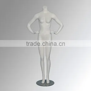 Fashion Dress Display Fiberglass Female Headless Mannequin thumbnail-1