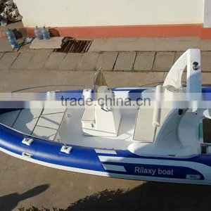 18ft Fiberglass Bottom Boat Inflatable thumbnail-1