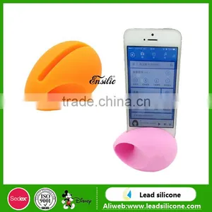 Wholesale Silicone Mobile Phone Stand / Silicone Speaker With Phone Holder thumbnail-5