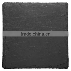 100% Smooth and Flat Rough Edge Natural Slate Placemat Wholesale thumbnail-1