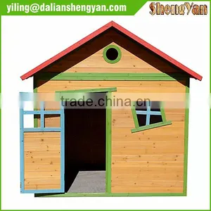 Kids Outdoor Wooden Cubby House thumbnail-2
