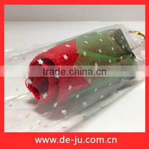 Rose Flower Towels Decorative Basket For Wedding For Gift thumbnail-1