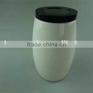 Stock Cheap Small Black/red Ceramic Canister/jar for Storage thumbnail-2