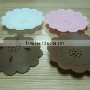 Cute Fashion Silicone Flexible Soap Dish Plate Bathroom Soap Holder thumbnail-1