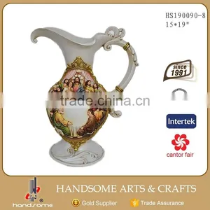 19 Inch Resin Beautiful Home Decor Antique Decoration Vase Flower thumbnail-1