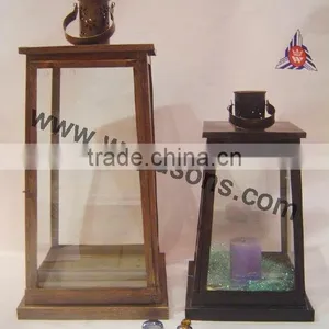 Colorful Windproof Lightweight Metal Candle Lantern thumbnail-6