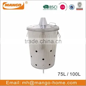 Large Galvanised Garden Waste Incinerator thumbnail-1