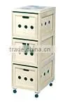 Very Useful Wood Cabinet With Wheels thumbnail-2