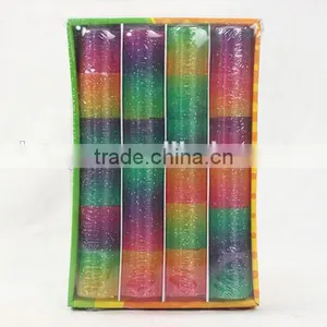 Hot Sale Magic Rainbow Spring With Glitter Powder Kids Educational Toys/ Plastic Rainbow Circle thumbnail-1