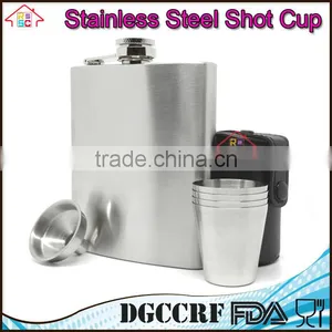 NBRSC 4 Pcs Mini Stainless Steel Cup Mug Drinking Wine Beer Tea Coffee Tumbler Camping Travel thumbnail-6