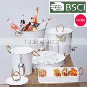 Outdoor Metal Ice Bucket thumbnail-1