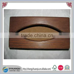 Vintage Pine Wood Products Tissue Dispenser/Wooden Paper Box Holder thumbnail-5