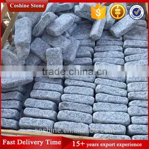 Coshine Stone Provided Grey G603 Granite Tumbled Cobble Paving Stone thumbnail-2