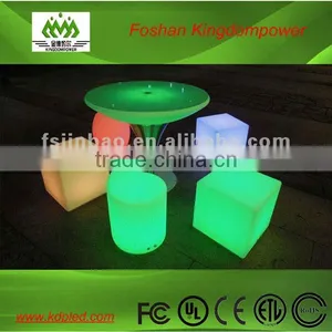 Modern Plasic LED Furniture Glowing Waterproof Bar Table thumbnail-4