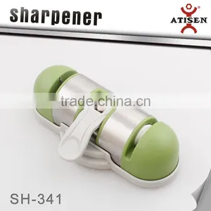 HOT NEW DIAMOND CERAMIC 2 STAGE KITCHEN KNIFE SHARPENER WITH VACUUM SUCTION thumbnail-1