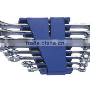 Aiyun 6-22mm High Quality Carbon Steel Double Open End Spanner Set thumbnail-1