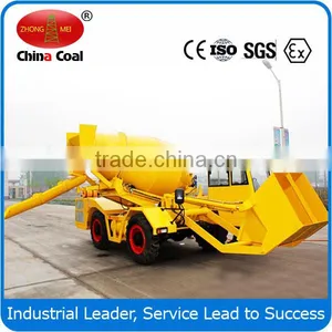 Mini Automatic Self Loading Mobile Concrete Mixer Hydraulic Diesel Truck thumbnail-6