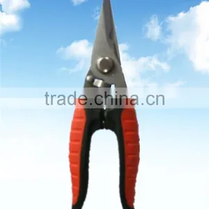 65Mn Steel Electricians Scissors With PVC Handle thumbnail-1