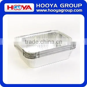 10pcs Square Disposable Aluminum Foil Pans Food Storage Containers Bakeware Pans With Lids thumbnail-1