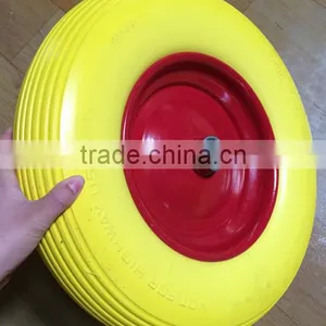 China Supplier Wheel Barrow Hand Cart Tyre and pu Wheel thumbnail-2