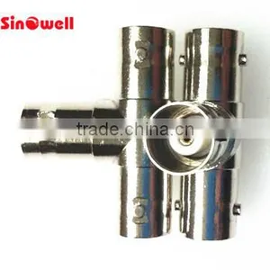BNC Female to 2 Female Jack-Plug-Jack thumbnail-2