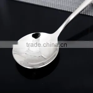 LFGB Stainless Steel Kitchen Utensil Korea Round Spoon HT62 thumbnail-6