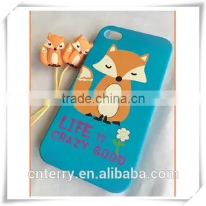 Fashionable Phone Case and Earphone Set for Cell Phone thumbnail-1