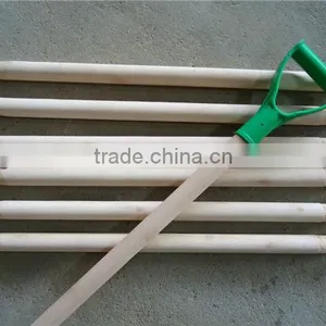 Round Wooden Snow Shovel Handle thumbnail-1