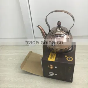 1.5L Stainless Steel Copper Kettles Sale Hot Water Custom Tea Kettles thumbnail-1