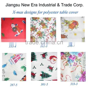 Printed Polyester Table Cloth With Christmas Design thumbnail-3