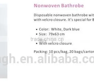 Disposabel Nonwoven Bathrobe With Strong Elastic thumbnail-1