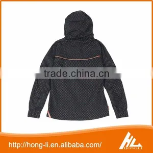 Custom 100% Polyester Woven Long Winter Wind Breaker Jacket thumbnail-4