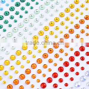 Custom Popular Wholesale Self Adhesive Crystal Sticker Sheet for Car thumbnail-4