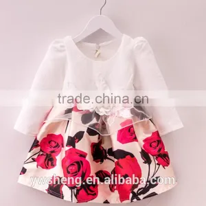 2016 Wholesale Baby Girls New Style Flower Dress thumbnail-1