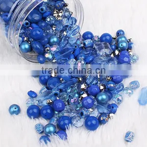 Diy Mix Turquoise Acrylic Charms Custom Handmade Plastic Charms for Jewelry Accessories thumbnail-3
