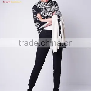 Italian Women Shawls Wool Knit Scarf Shawls thumbnail-1