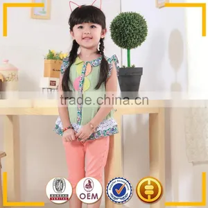 2015 Hot Sale Children Wear Lovely Pattern Cotton Kids Wear for Children t Shirt thumbnail-6