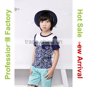 Sunny Printing Design Short Sleeve Children Summer Clothes thumbnail-2