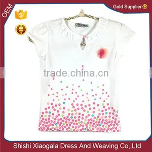 Children Clothes Dress 2015 Girl Clothing Short Sleeve Kids for Summer thumbnail-1