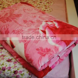 Beautiful Flower Print Flannel Blanket thumbnail-5