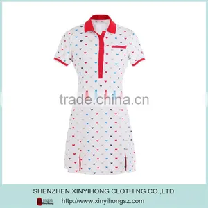 Dry Wicking Golf Wear ,fashion Sublimation Printing Design Golf Dresses thumbnail-1