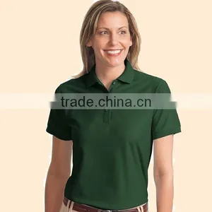 Lady Polo Shirt Olive Lady Polo Shirt thumbnail-1
