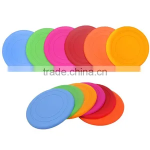 Pet Dog Puppy Safe Exercise Silicone Flying Disc With Eco-friendly Material thumbnail-2